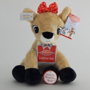 Rudolph The Red-Nosed Reindeer Musical Plush 9"